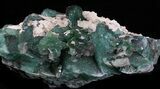 Green Fluorite & Druzy Quartz - Colorado #33360-1